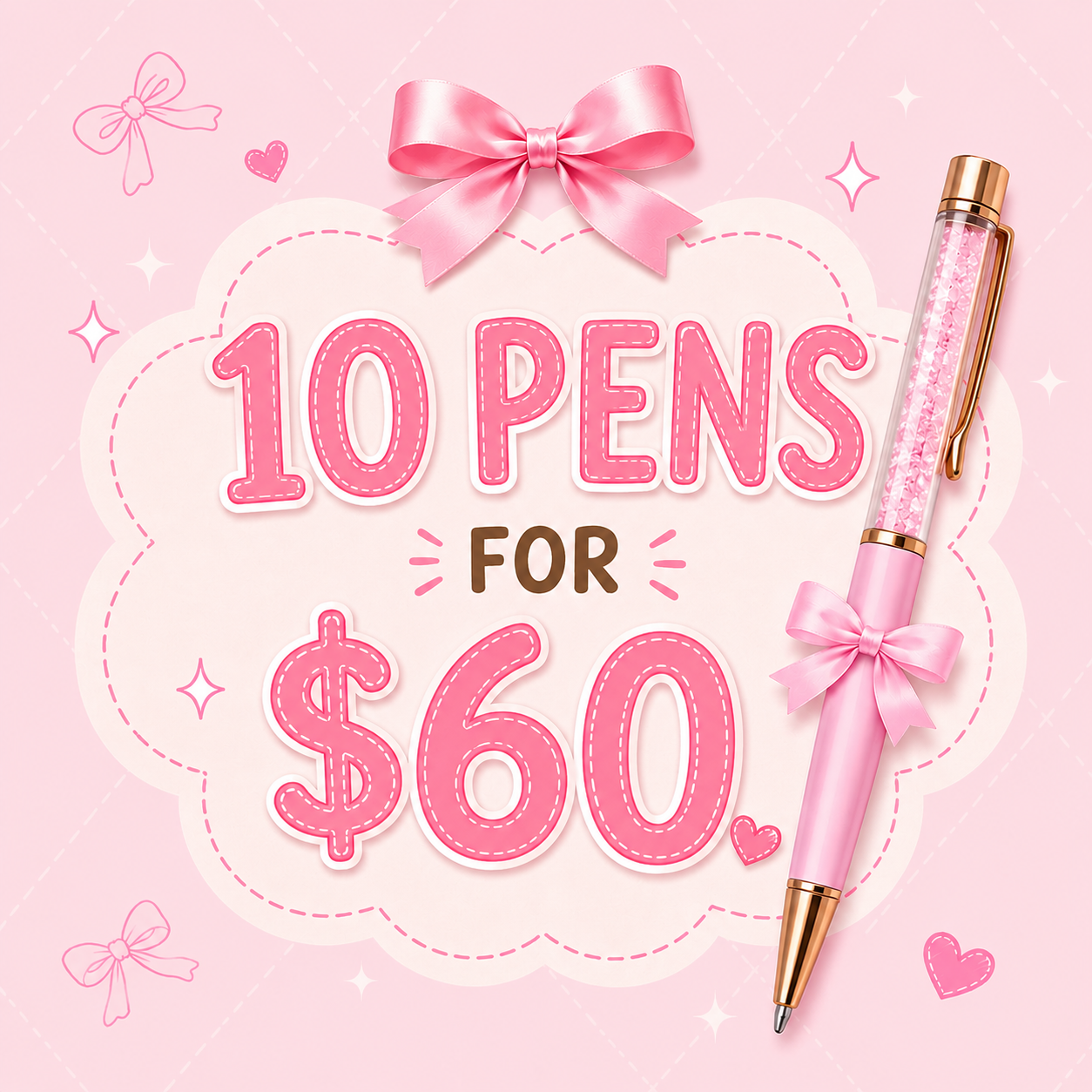 10 PENZ FOR $60- Every 10 you get 1 FREE!