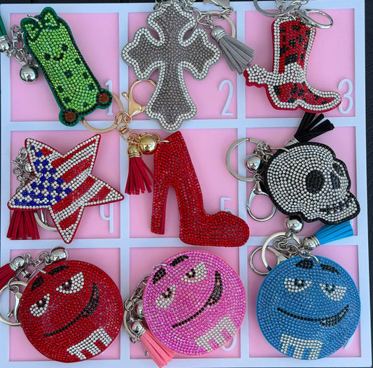 Rhinestone Keychains